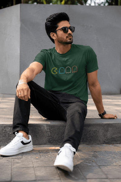 Pacman Dark green Tshirt