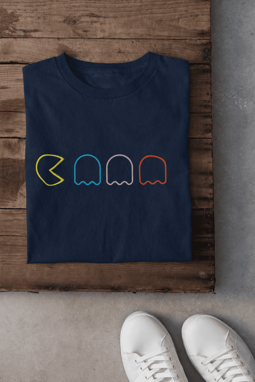 Pacman  Navy Blue Tshirt
