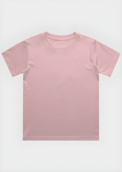 Plain Light Pink t-shirt on a white background