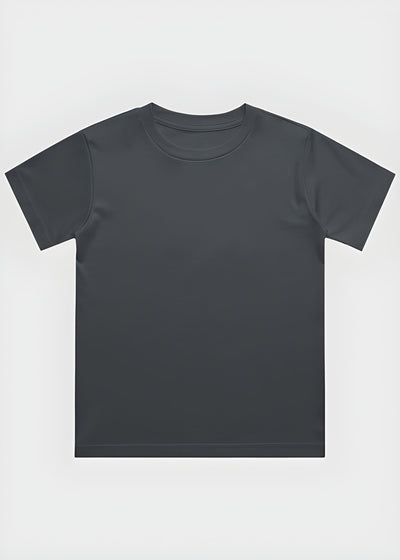 Plain Steel Grey t-shirt on a white background