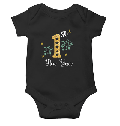 First New Year Rompers for Baby Girl- FunkyTeesClub