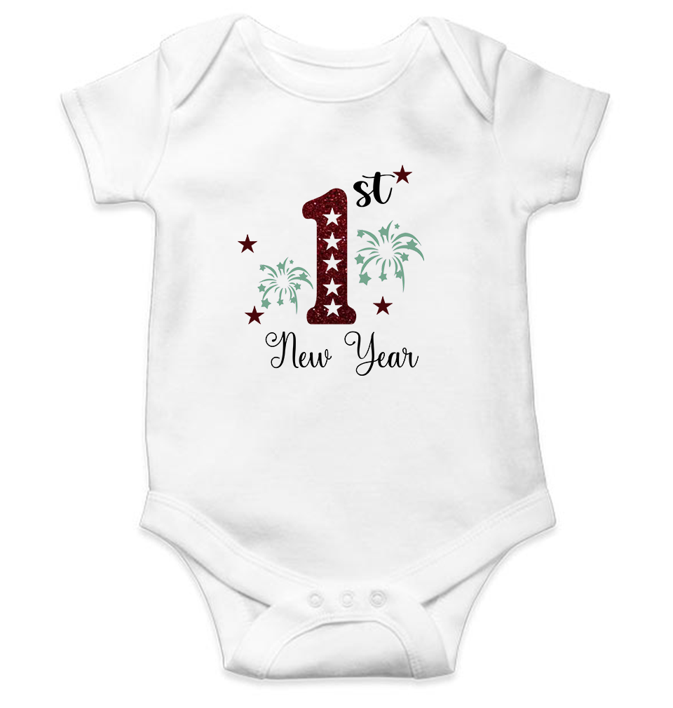 First New Year Rompers for Baby Girl- FunkyTeesClub