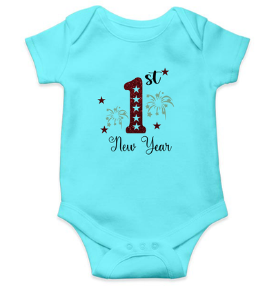 First New Year Rompers for Baby Girl- FunkyTeesClub