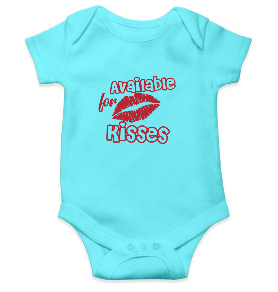 Available For Kisses New Year Rompers for Baby Boy- FunkyTeesClub