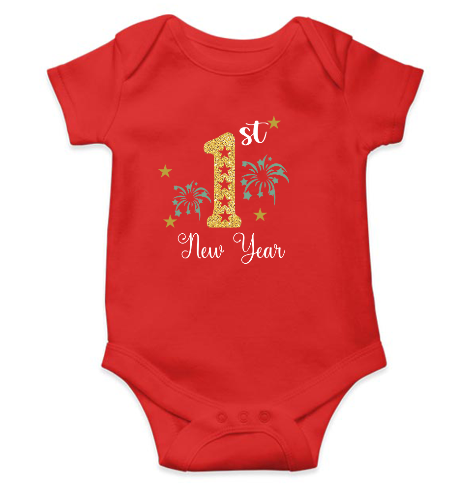 First New Year Rompers for Baby Boy- FunkyTeesClub