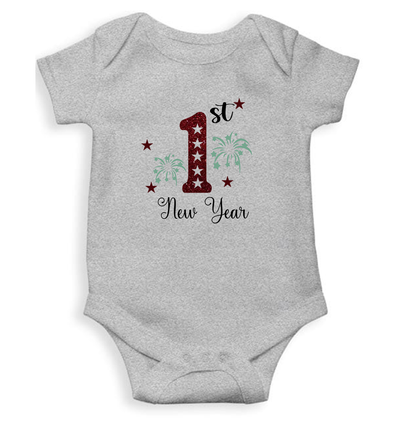 First New Year Rompers for Baby Girl- FunkyTeesClub