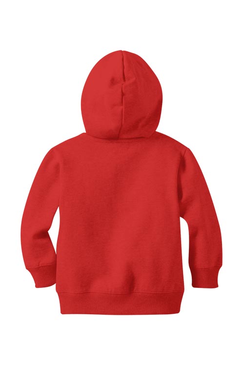 Girl Plain Red Hoodie-FunkyTeesClub