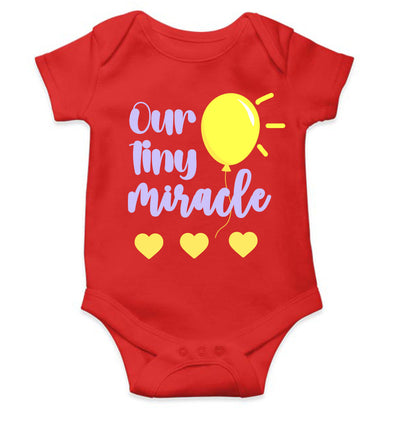 Our Tiny Miracle New Born Rompers for Baby Girl- FunkyTeesClub