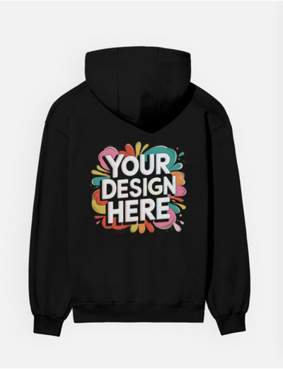 Custom Printed Hoodie | Personalized Unisex Hoodie with Logo, Text or Photo | FunkyTeesClub