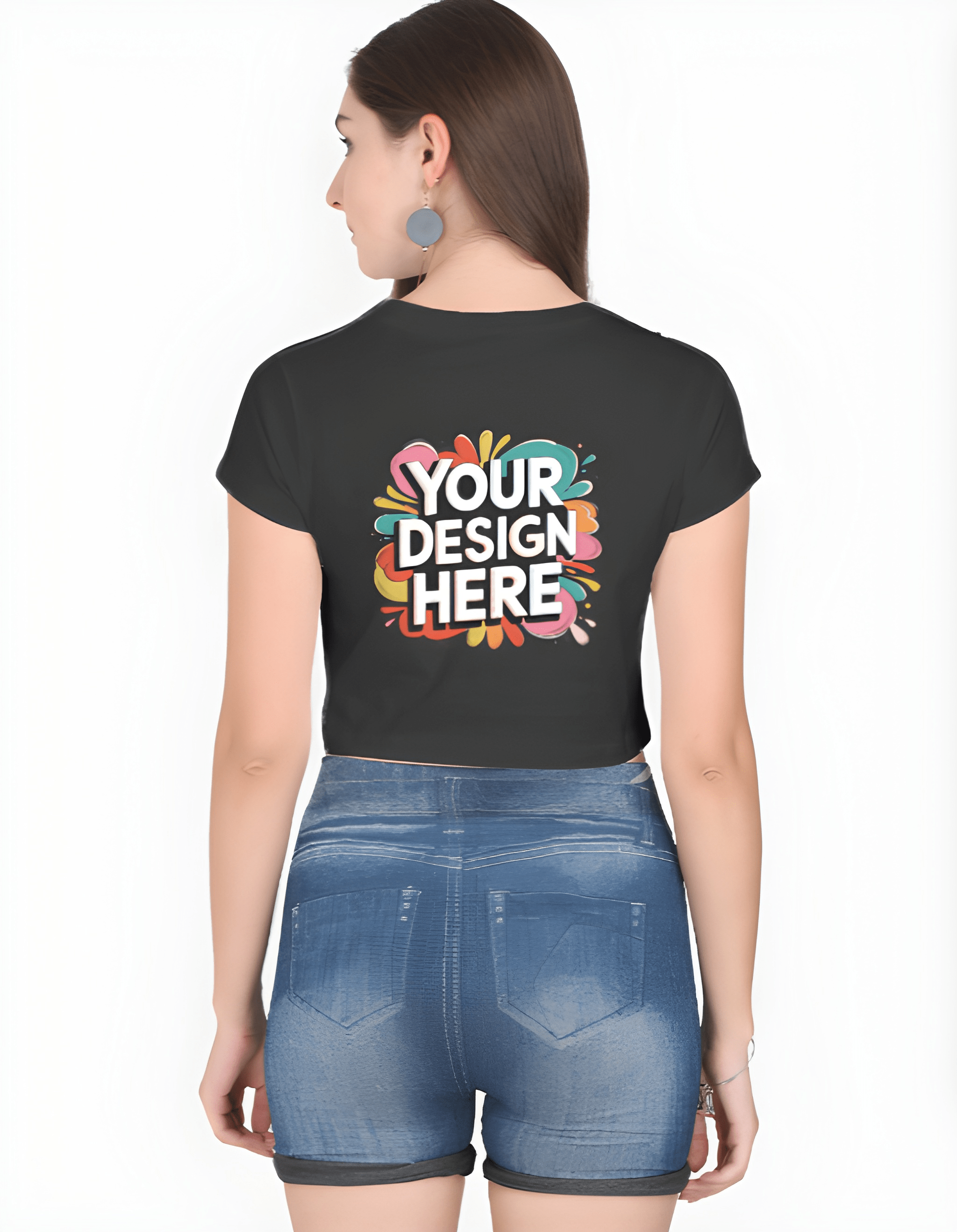 Custom Printed Crop Top | Personalized Women’s Crop Top with Logo, Text or Photo | FunkyTeesClub