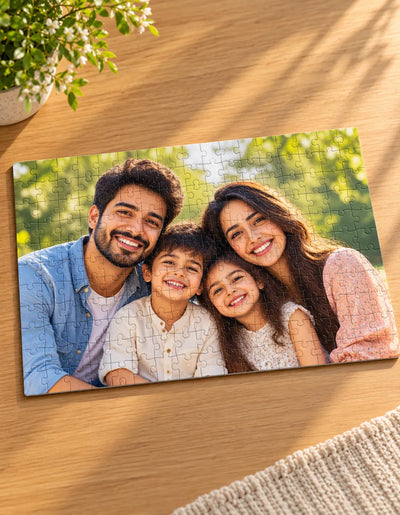 Custom Photo Jigsaw Puzzle – 120 Pieces | Personalized Gift