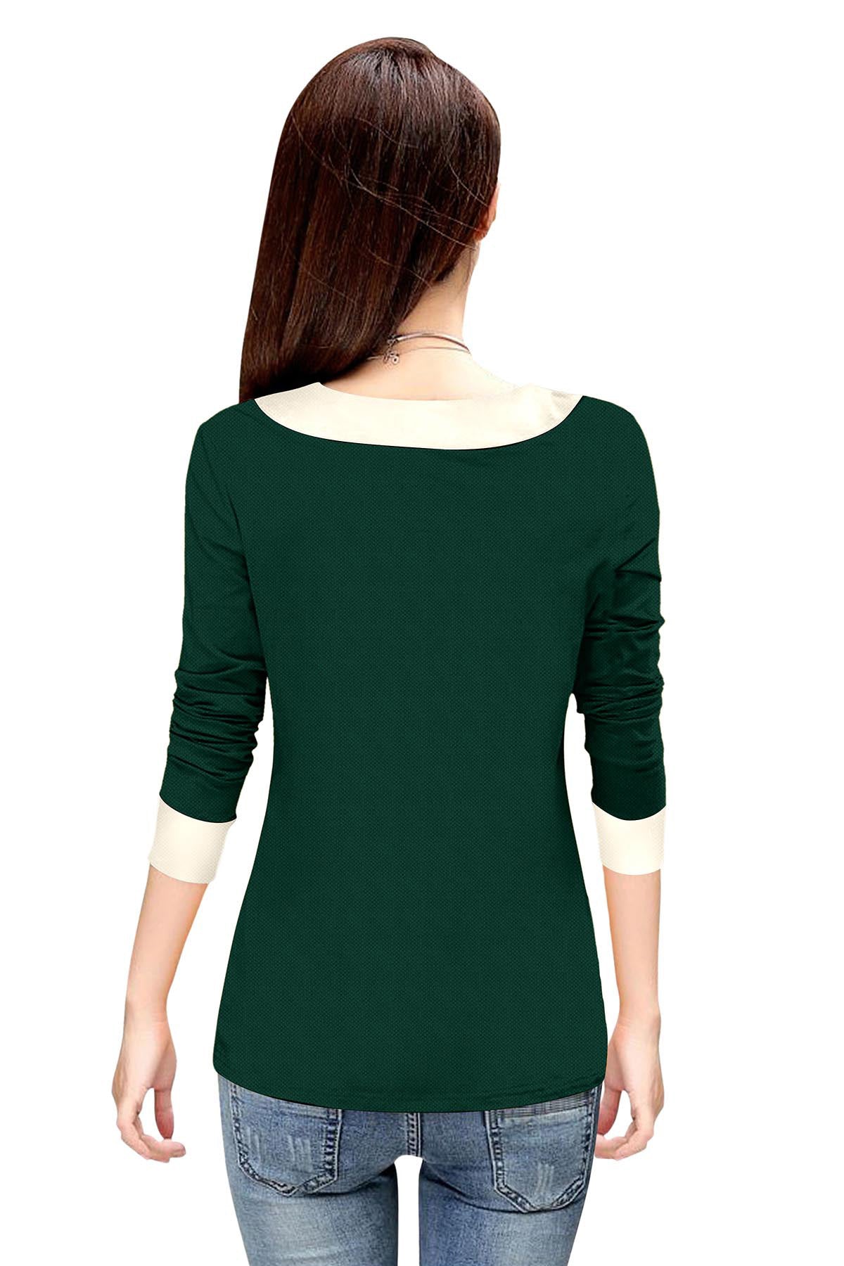 Full Sleeve Designer Stretchable T-Shirt for Girls and Women-FunkyTeesClub