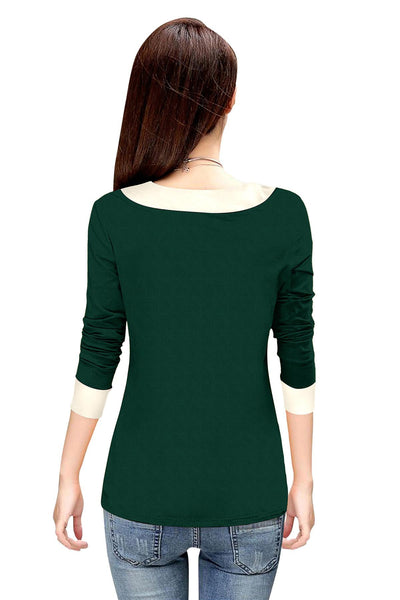 Full Sleeve Designer Stretchable T-Shirt for Girls and Women-FunkyTeesClub