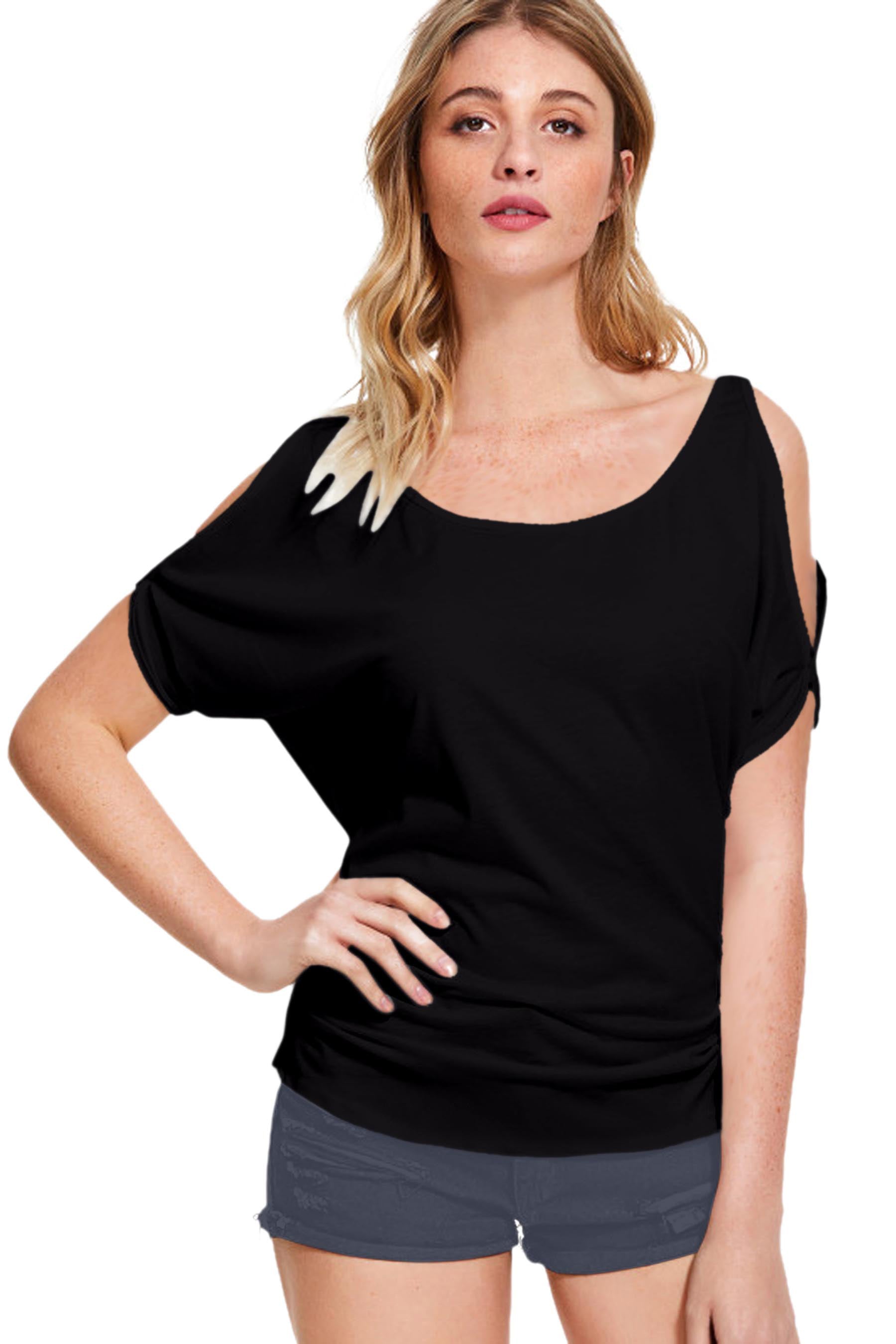 Designer Round Neck Fancy Sleeves Top for Girls and Women-FunkyTeesClub