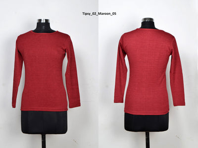 Full Sleeve Designer Stretchable T-Shirt for Girls and Women-FunkyTeesClub