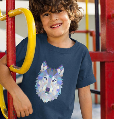 Wolf Half Sleeves T-Shirt for Boy-FunkyTeesClub