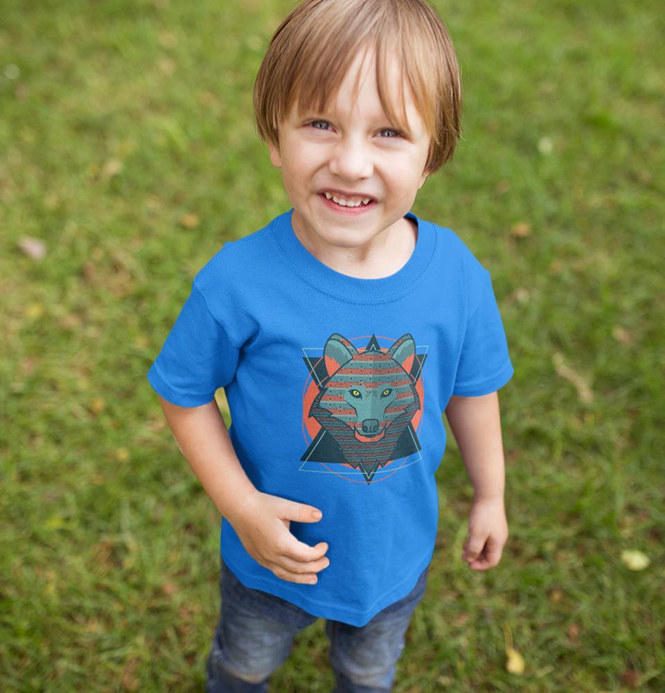 WOLF Half Sleeves T-Shirt for Boy-FunkyTeesClub