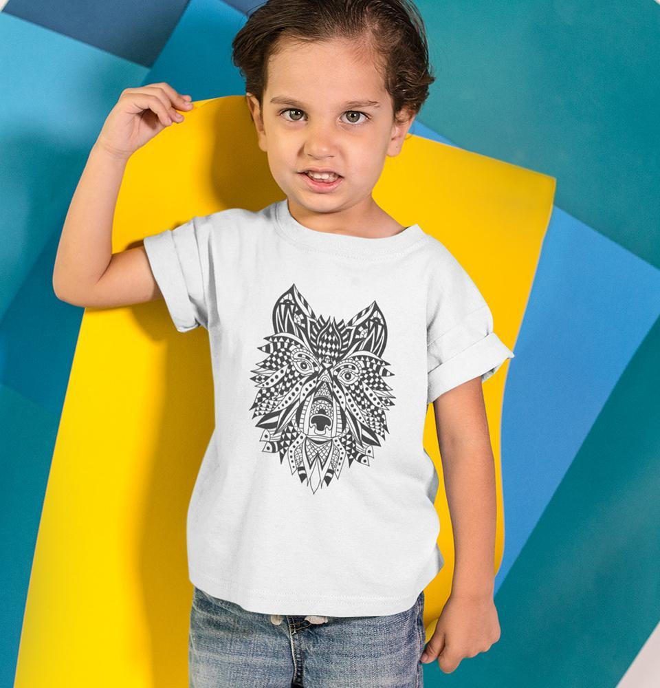WOLF Half Sleeves T-Shirt for Boy-FunkyTeesClub