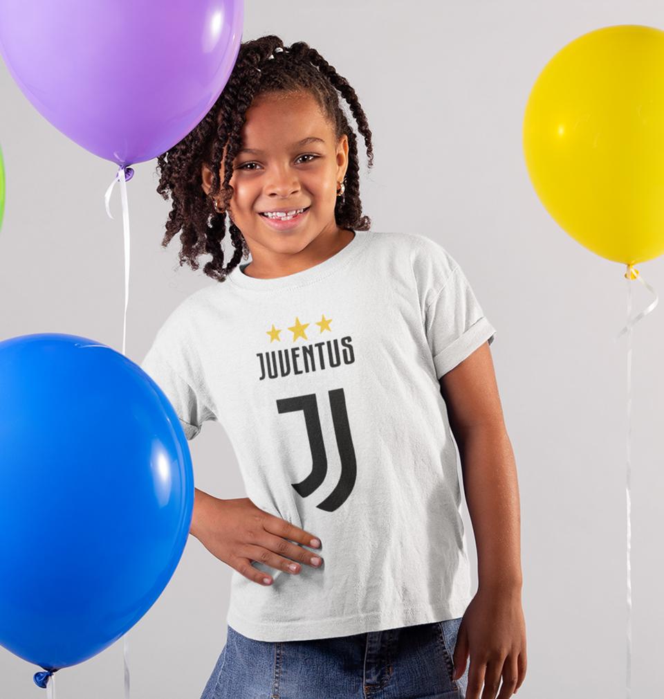 Juventus Half Sleeves T-Shirt For Girls -FunkyTeesClub