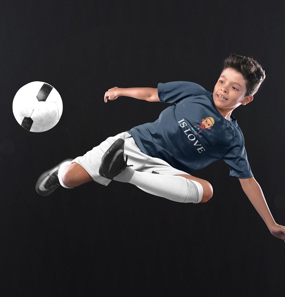 Messi Half Sleeves T-Shirt for Boy-FunkyTeesClub