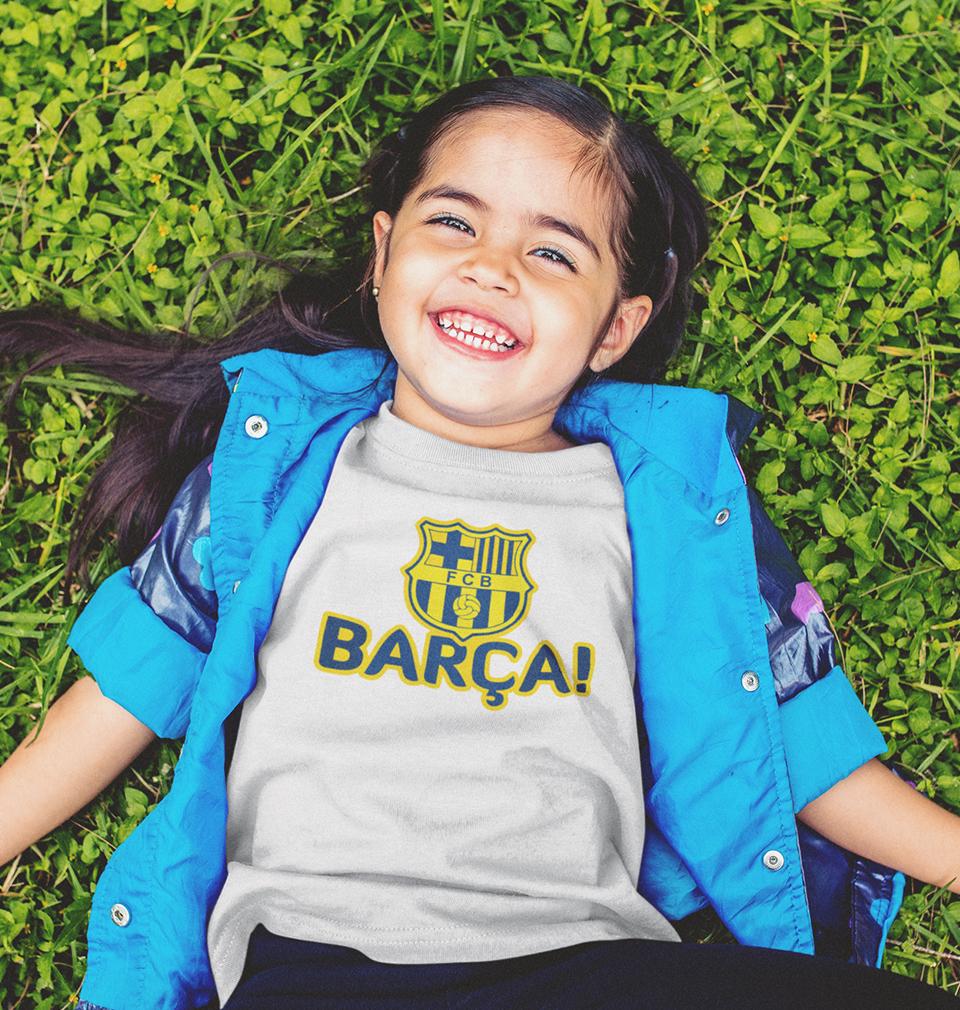 FCB Half Sleeves T-Shirt For Girls -FunkyTeesClub