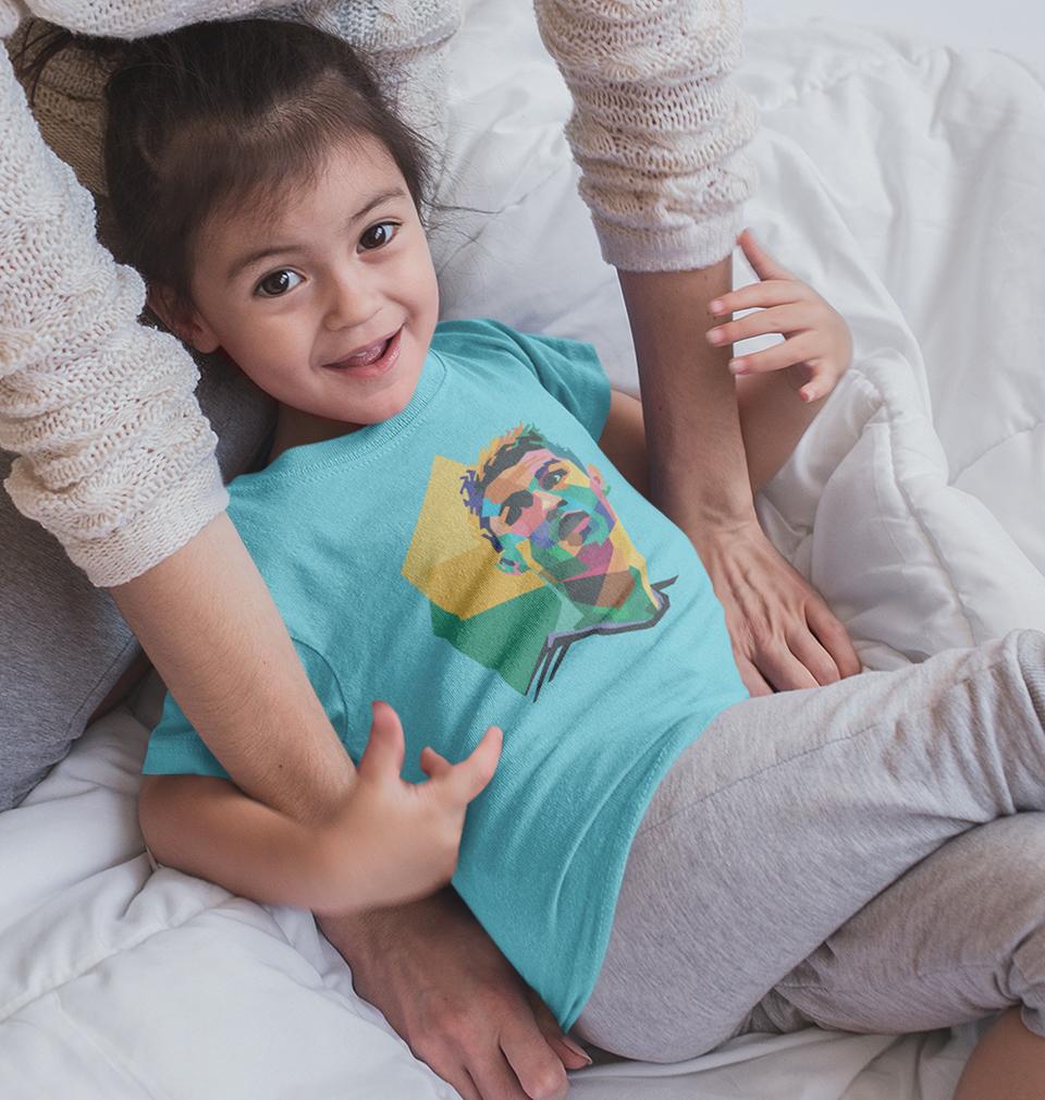 Cristiano Ronaldo CR7 Half Sleeves T-Shirt For Girls -FunkyTeesClub