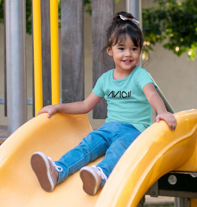 AVICII Half Sleeves T-Shirt For Girls -FunkyTeesClub
