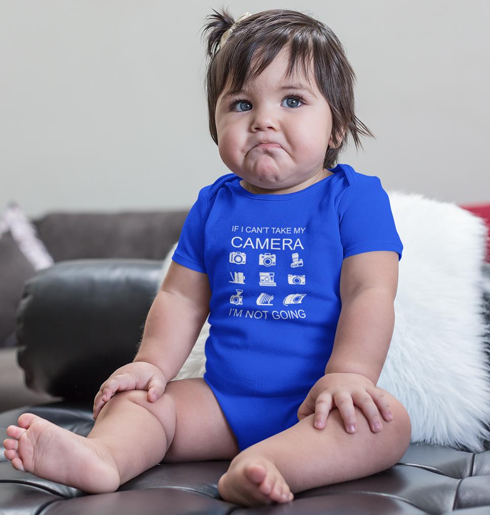 Camera Rompers for Baby Girl- FunkyTeesClub