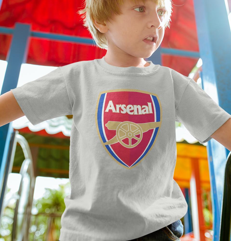 Arsenal Half Sleeves T-Shirt for Boy-FunkyTeesClub