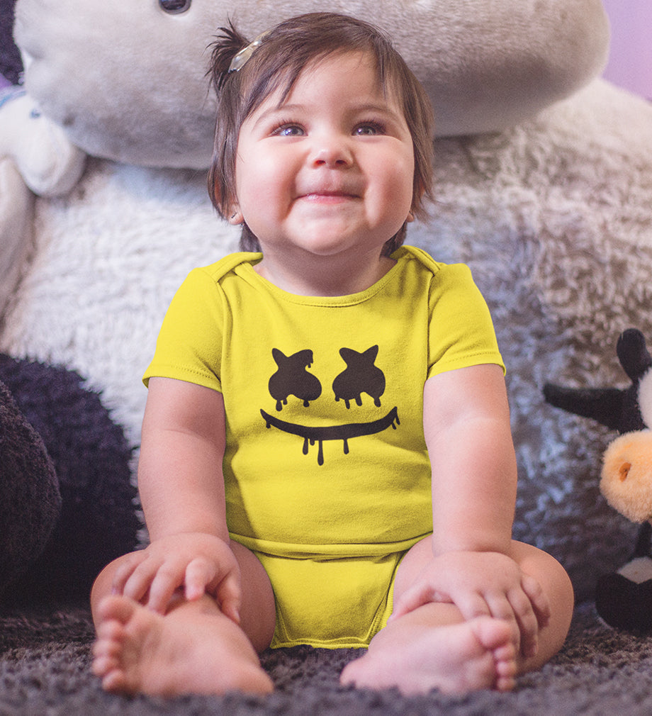 Marshmello Rompers for Baby Girl- FunkyTeesClub