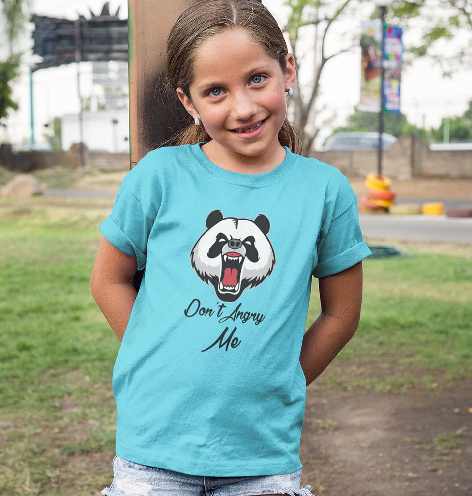 Don't Angry Me Half Sleeves T-Shirt For Girls -FunkyTeesClub
