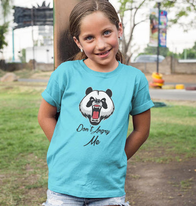 Don't Angry Me Half Sleeves T-Shirt For Girls -FunkyTeesClub