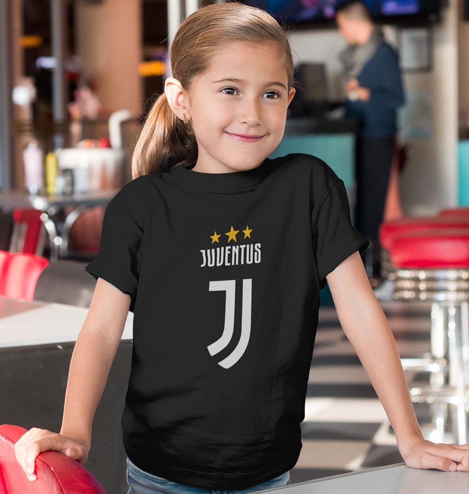 Juventus Half Sleeves T-Shirt For Girls -FunkyTeesClub