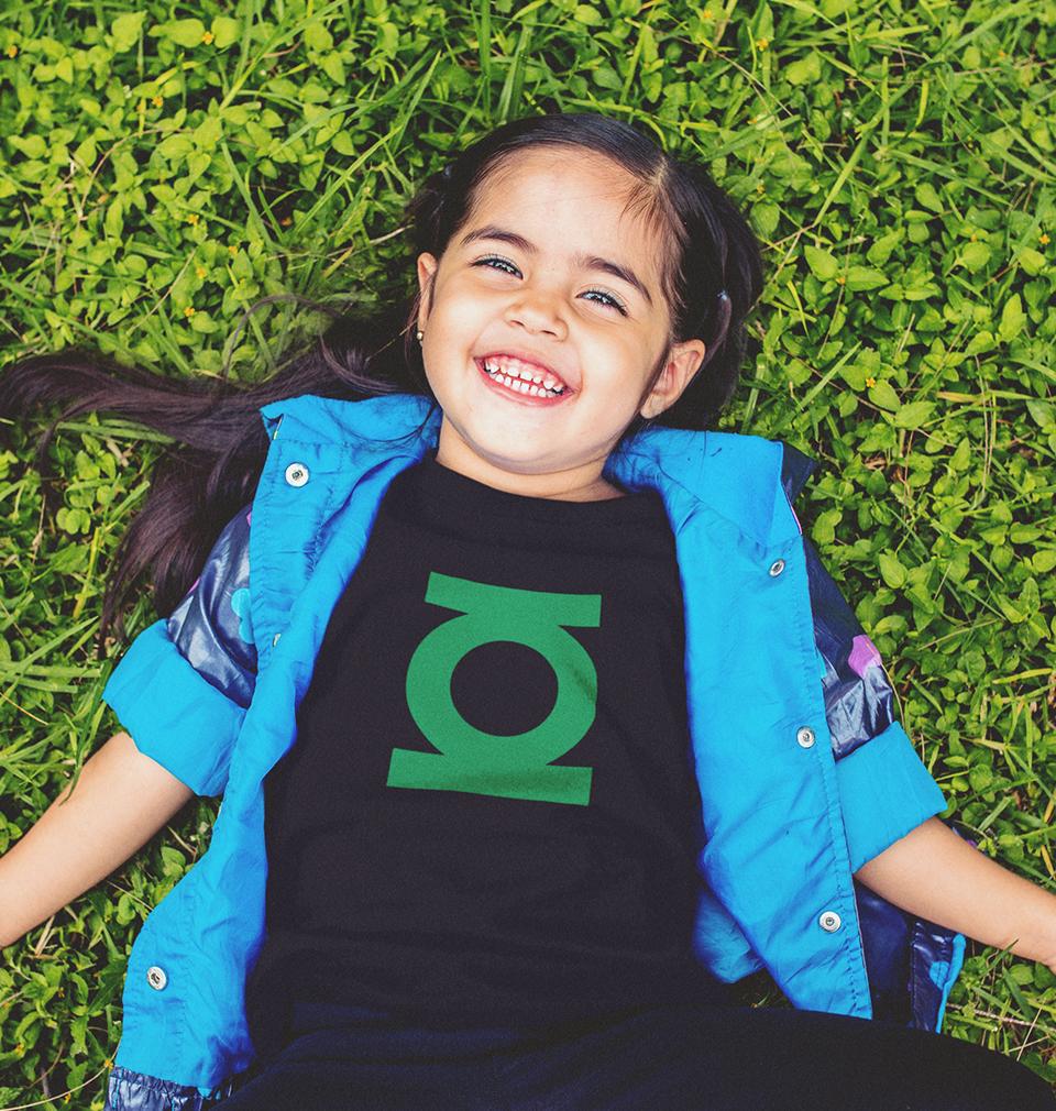 Green Lantern Half Sleeves T-Shirt For Girls -FunkyTeesClub