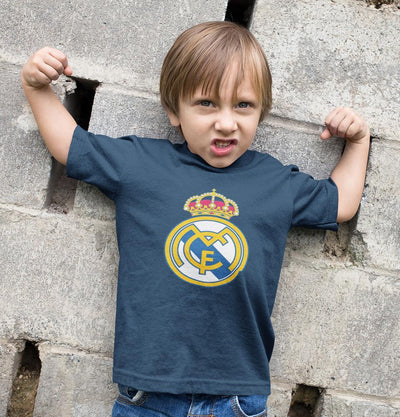 Real Madrid Half Sleeves T-Shirt for Boy-FunkyTeesClub