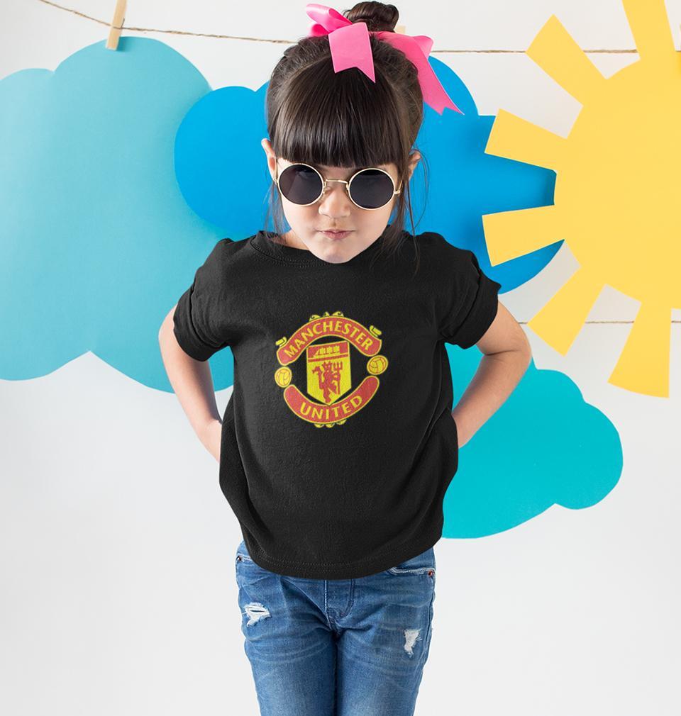 Manchester United Half Sleeves T-Shirt For Girls -FunkyTeesClub