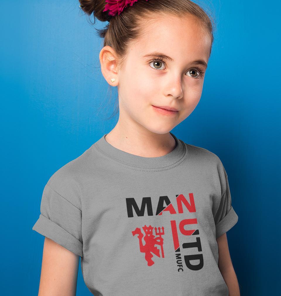 Manchester United Half Sleeves T-Shirt For Girls -FunkyTeesClub