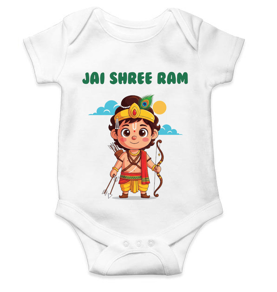 Jai Shree Ram Navratri Rompers for Baby Boy- FunkyTeesClub