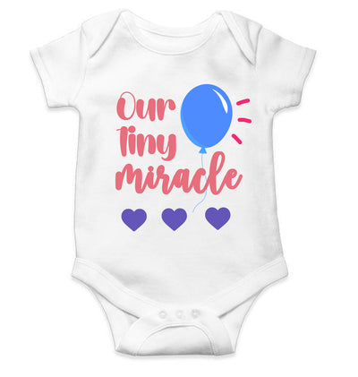 Our Tiny Miracle New Born Rompers for Baby Boy- FunkyTeesClub