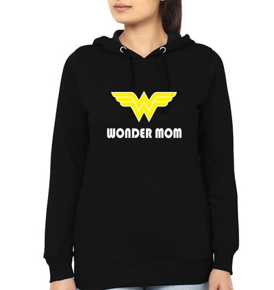 Wonder Mom Super Boy Mother and Son Matching Hoodies- FunkyTeesClub