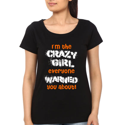 Crazy Boy Girl Couple Half Sleeves T-Shirts -FunkyTeesClub