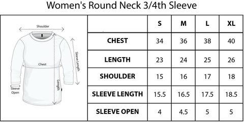 Full Sleeve Designer Stretchable T-Shirt for Girls and Women-FunkyTeesClub