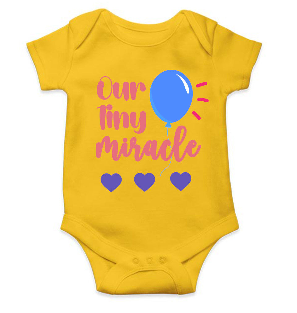 Our Tiny Miracle New Born Rompers for Baby Girl- FunkyTeesClub