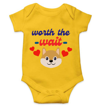 Worth The Wait New Born Rompers for Baby Girl- FunkyTeesClub