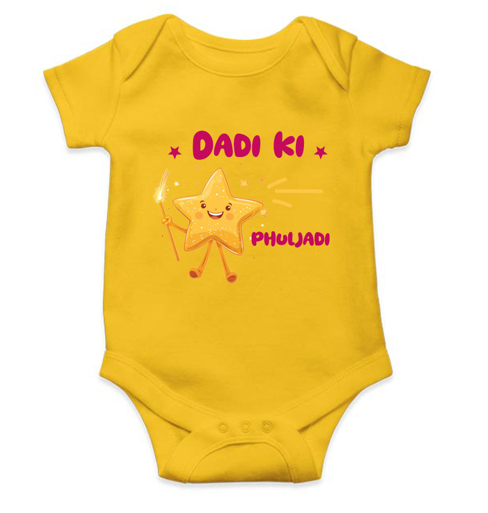 Dadi Ki Phuljadi Diwali Rompers for Baby Girl- FunkyTeesClub