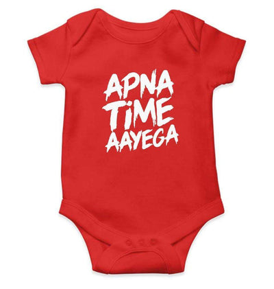 Apna Time Aayega Rompers for Baby Boy - FunkyTradition FunkyTradition