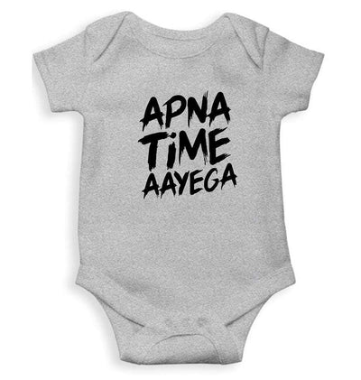 Apna Time Aayega Rompers for Baby Boy - FunkyTradition FunkyTradition