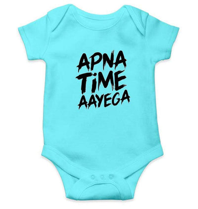 Apna Time Aayega Rompers for Baby Boy - FunkyTradition FunkyTradition