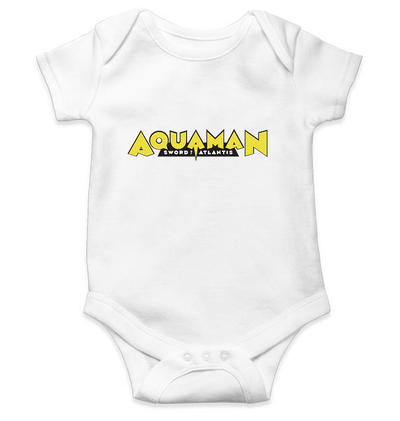 Aqua Man Rompers for Baby Boy- FunkyTradition FunkyTradition