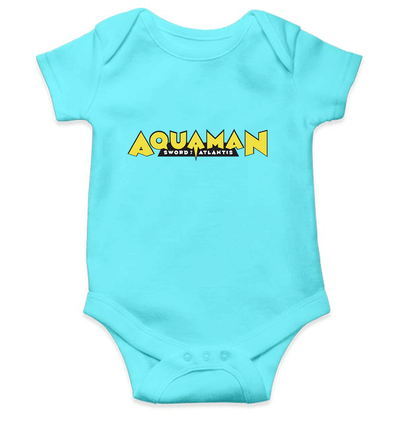 Aqua Man Rompers for Baby Boy- FunkyTradition FunkyTradition